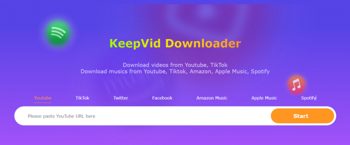 Keepvid -downloader